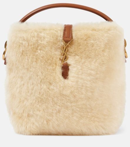 Le 37 Mini shearling bucket bag - Saint Laurent - Modalova