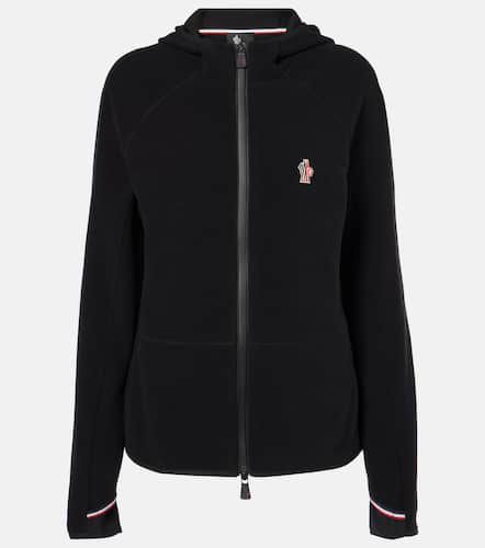 Moncler Grenoble Logo fleece hoodie - Moncler Grenoble - Modalova