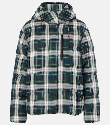 Plaid cotton twill down jacket - Polo Ralph Lauren - Modalova