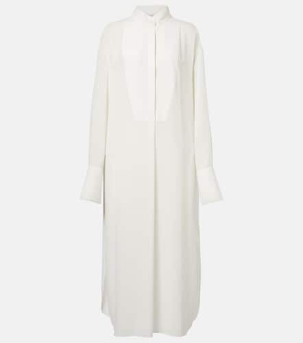 Vestido camisero oversized de seda - Alexander McQueen - Modalova