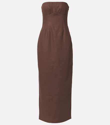 Evalita linen bustier maxi dress - SIR - Modalova