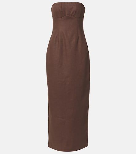Vestido largo bustier Evalita de lino - SIR - Modalova