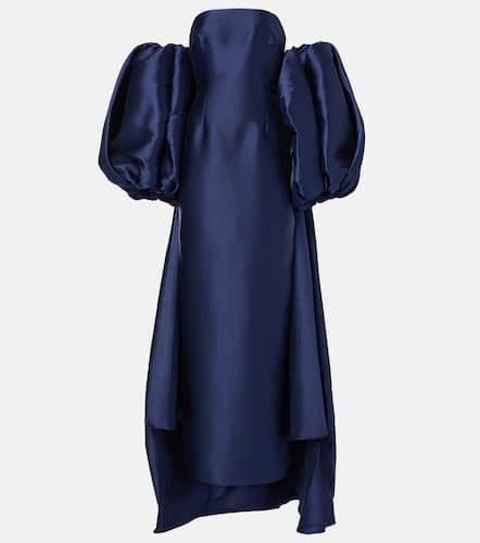 Solace London Lea cape twill gown - Solace London - Modalova