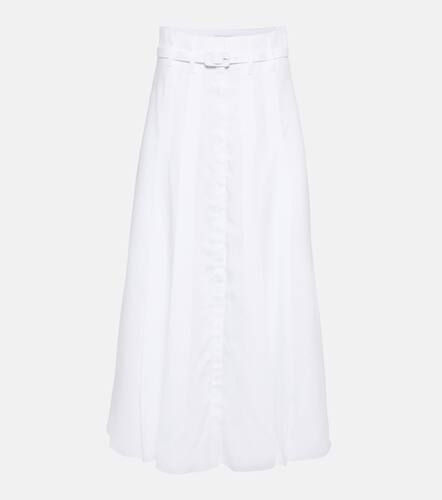 Dugald pleated linen midi skirt - Gabriela Hearst - Modalova