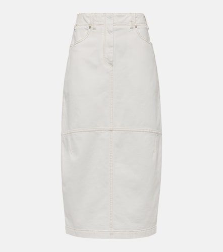 Falda midi de denim - Brunello Cucinelli - Modalova