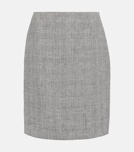 BlazÃ© Milano Coci checked linen pencil skirt - Blaze Milano - Modalova