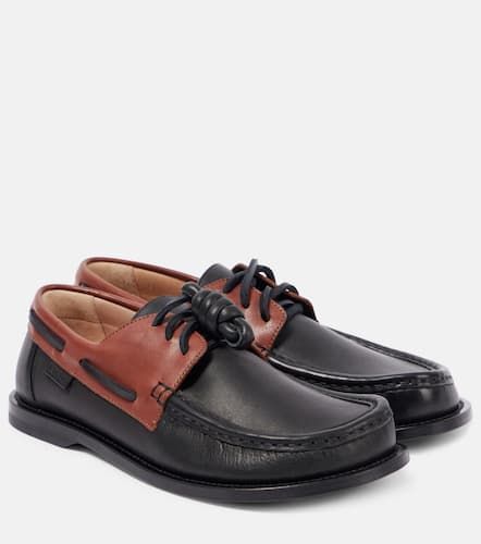 Loewe Campo leather boat shoes - Loewe - Modalova