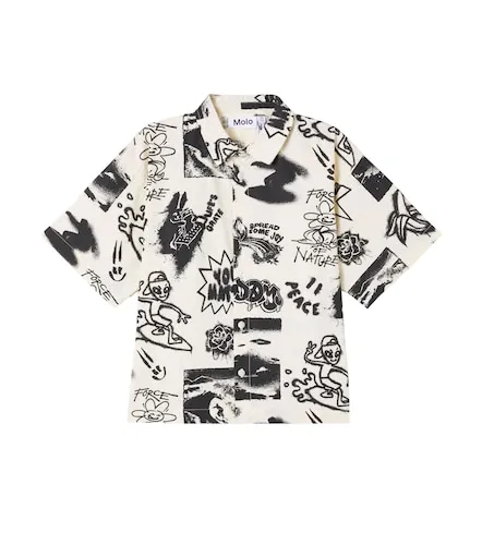 Camisa Richie de algodón estampada - Molo - Modalova