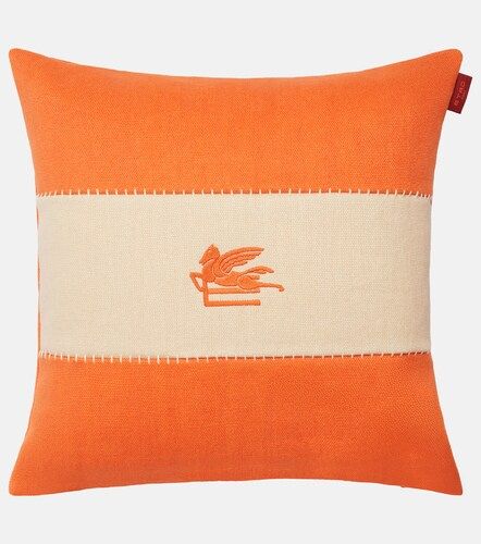 Cuscino Pegaso in lino con ricamo - Etro - Modalova