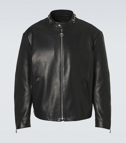 Gucci Lederjacke Horsebit - Gucci - Modalova