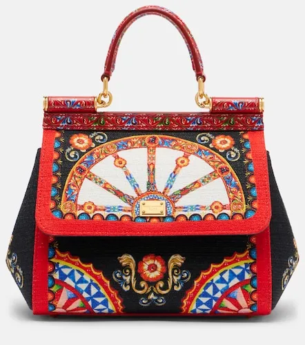 Sicily Medium printed top-handle bag - Dolce&Gabbana - Modalova