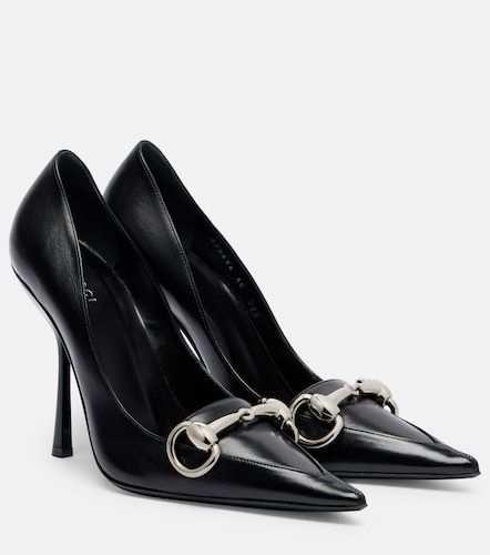 Boulevard Horsebit leather pumps - Gucci - Modalova
