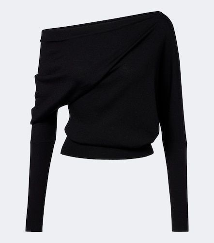 Pullover in lana e seta off-shoulder - Tom Ford - Modalova