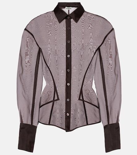 Camicia Aida in organza di seta trasparente - Staud - Modalova