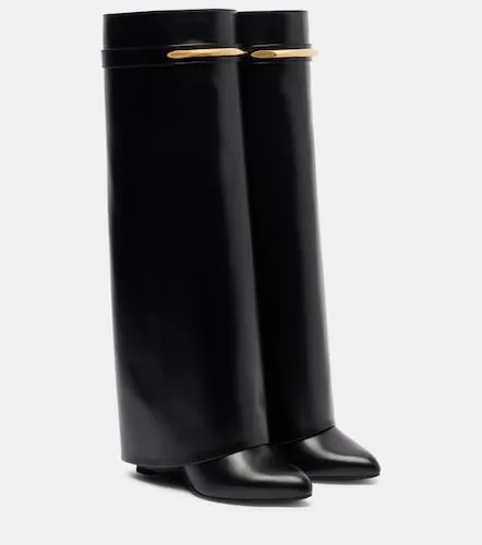 Shark leather knee-high boots - Givenchy - Modalova