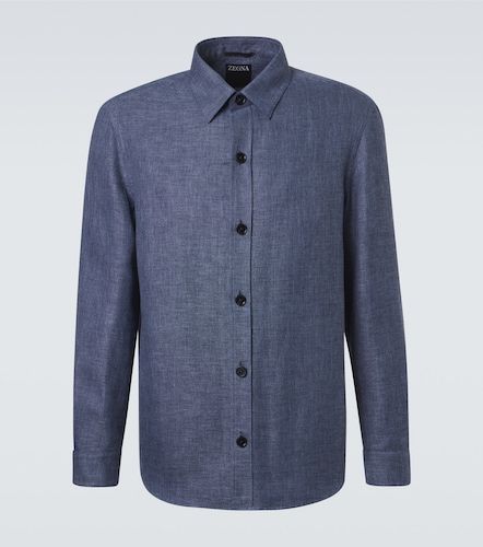 Sovracamicia in cashmere, lino e seta - Zegna - Modalova