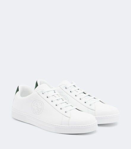 Sneakers Ace Web Stripe aus Leder - Gucci - Modalova
