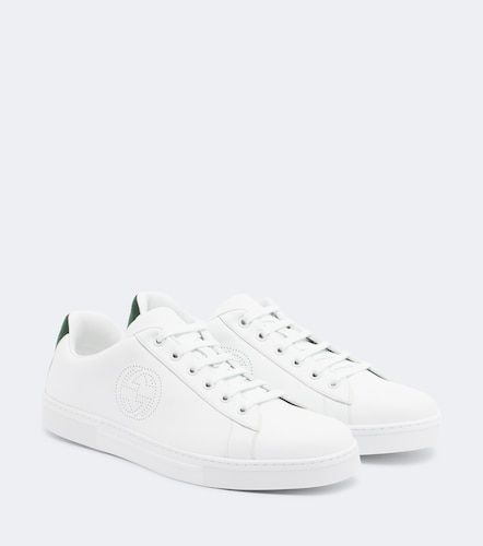 Sneakers Ace Web Stripe in pelle - Gucci - Modalova