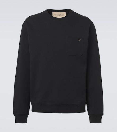 Sudadera de jersey en mezcla de algodón con VGold - Valentino Garavani - Modalova