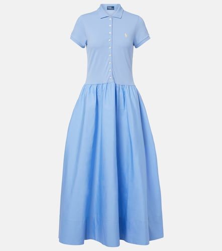 Abito midi in misto cotone - Polo Ralph Lauren - Modalova