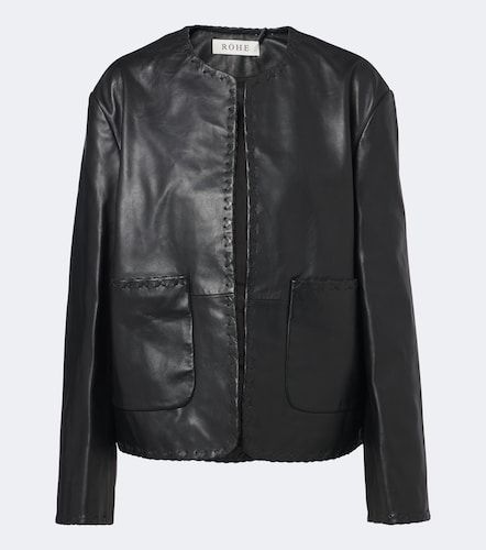 Róhe Jacke aus Leder - Rohe - Modalova