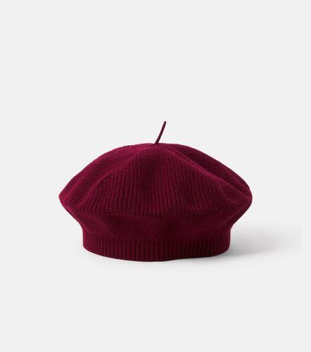 X Maison Kitsuné boina de algodón y cachemir bordada - Bonpoint - Modalova