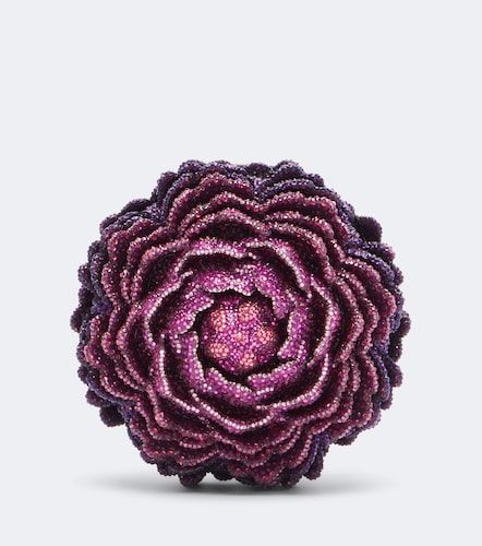Clutch Peony Belladonna mit Kristallen - Judith Leiber Couture - Modalova