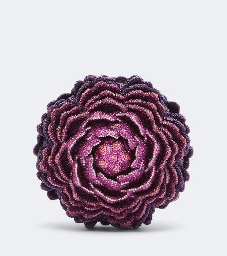 Peony Belladonna crystal-embellished clutch - Judith Leiber Couture - Modalova