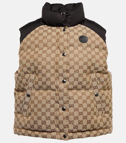 Gucci GG cotton canvas down vest - Gucci - Modalova