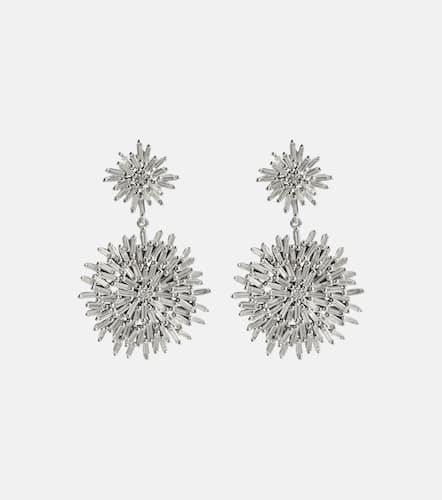 Fireworks 18kt white gold drop earrings with diamonds - Suzanne Kalan - Modalova