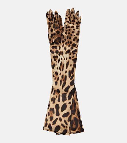 X Kim Kardashian guantes de mezcla de seda - Dolce&Gabbana - Modalova