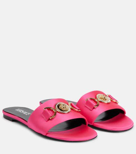 Versace Medusa satin sandals - Versace - Modalova