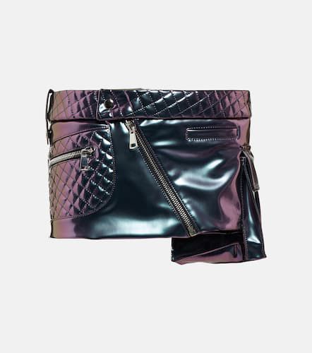 LaQuan Smith Metallic PVC miniskirt - LaQuan Smith - Modalova