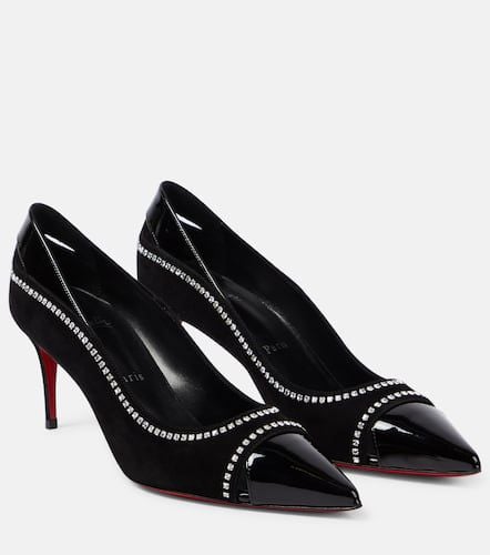 Duvette Strass 70 patent leather pumps - Christian Louboutin - Modalova