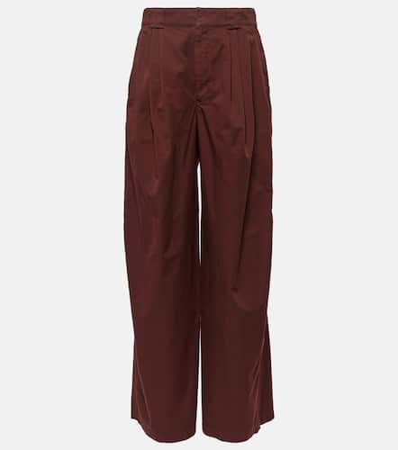 Pantalones anchos de satén de algodón - Lemaire - Modalova