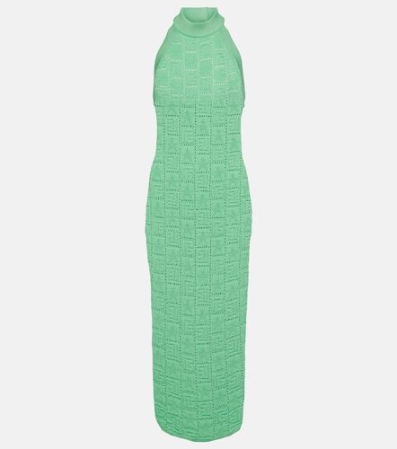 Durchbrochenes Midikleid mit Monogramm - Balmain - Modalova