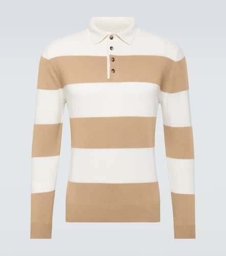 Wool and cashmere polo sweater - Allude - Modalova