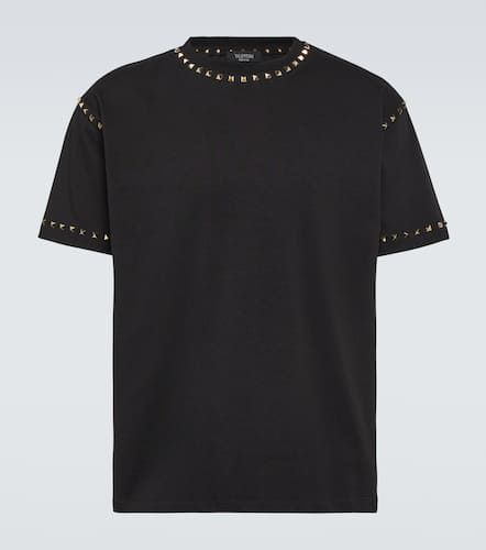 Rockstud cotton jersey T-shirt - Valentino - Modalova