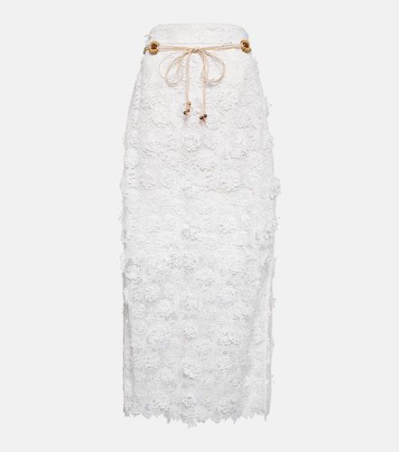 Zimmermann Raie lace midi skirt - Zimmermann - Modalova