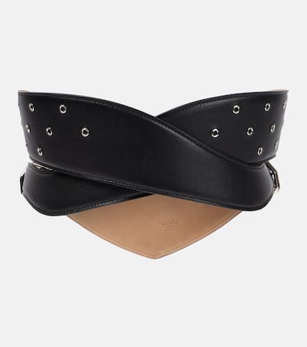 AlaÃ¯a Perforated leather belt - Alaia - Modalova