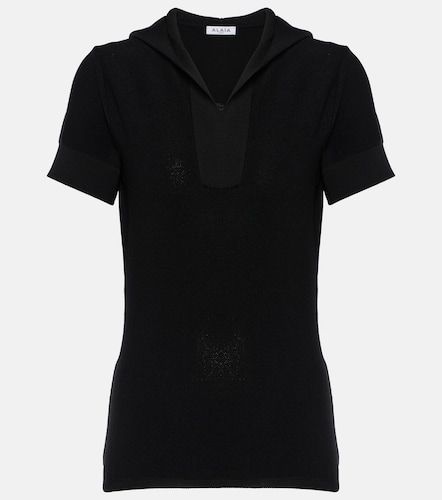 Alaïa Crop top de punto - Alaia - Modalova