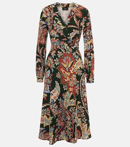 Etro Vestido envolvente estampado - Etro - Modalova