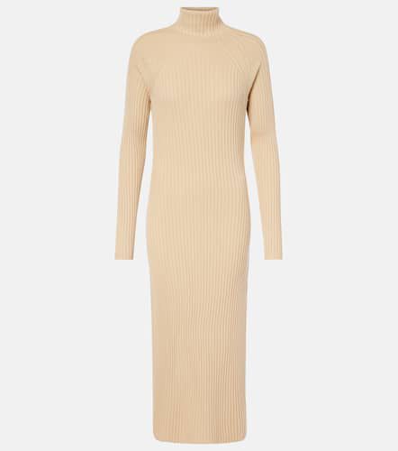 Ribbed-knit wool and silk maxi dress - Joseph - Modalova