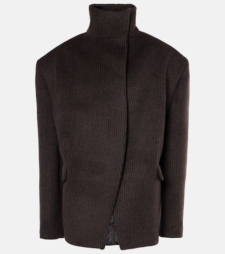 Ribbed-knit wool and alpaca jacket - Magda Butrym - Modalova