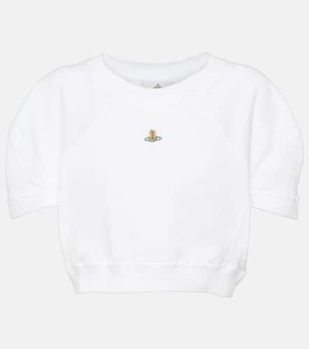 T-shirt cropped Orb in jersey di cotone - Vivienne Westwood - Modalova