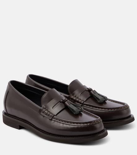 Verzierte Loafers aus Leder - Brunello Cucinelli - Modalova