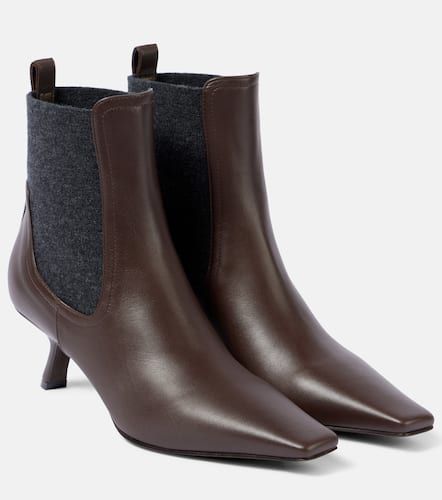 Leather ankle boots - Brunello Cucinelli - Modalova