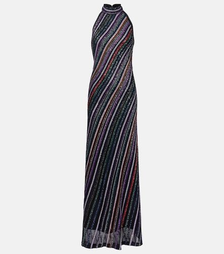 Abito lungo a righe con paillettes - Missoni - Modalova