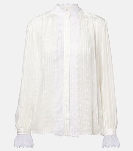 Chloé Bluse aus Seide mit Spitze - Chloe - Modalova