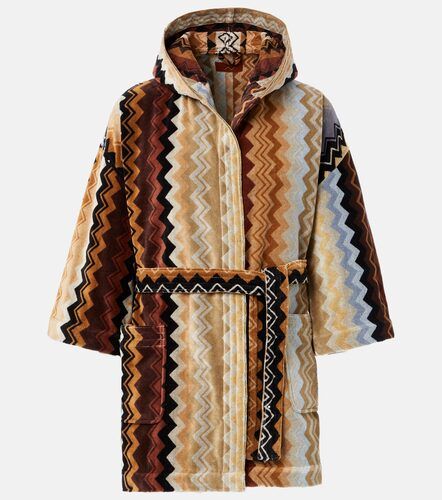 Bata Giacomo de rizo de algodón en zigzag - Missoni - Modalova